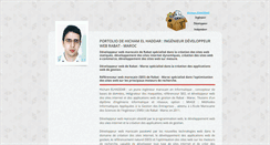 Desktop Screenshot of hichamdev.com
