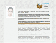 Tablet Screenshot of hichamdev.com